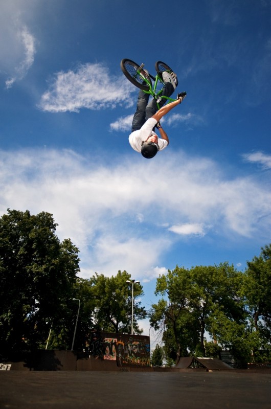 Turndown backflip (photo courtesy of Zion.hr)