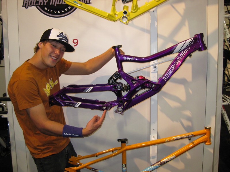 Geoff and his new frame