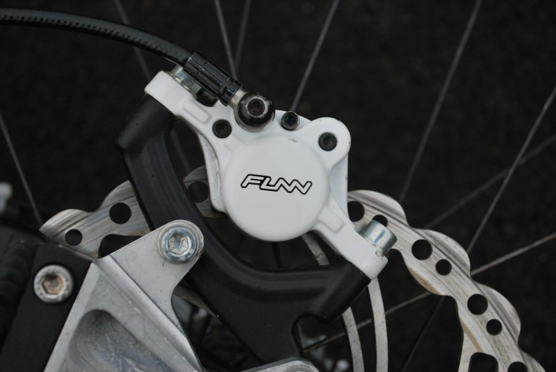 Caliper - Two Piece forged Color: Are you blind? White! O.K they also come in grey as well.