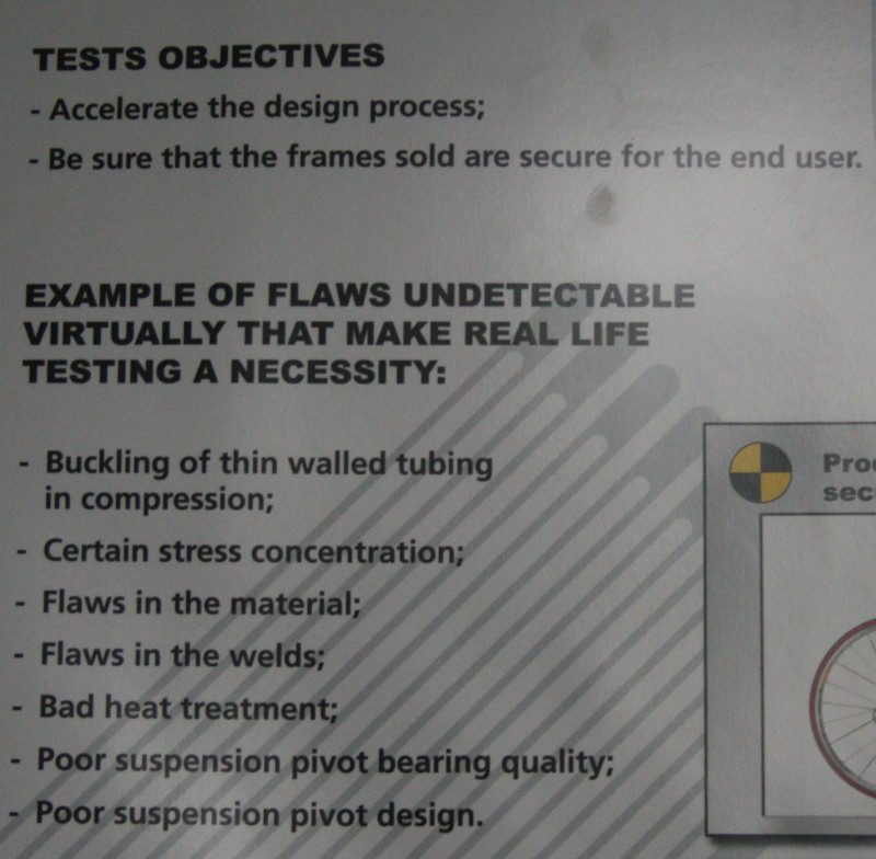 Things being tested for poster