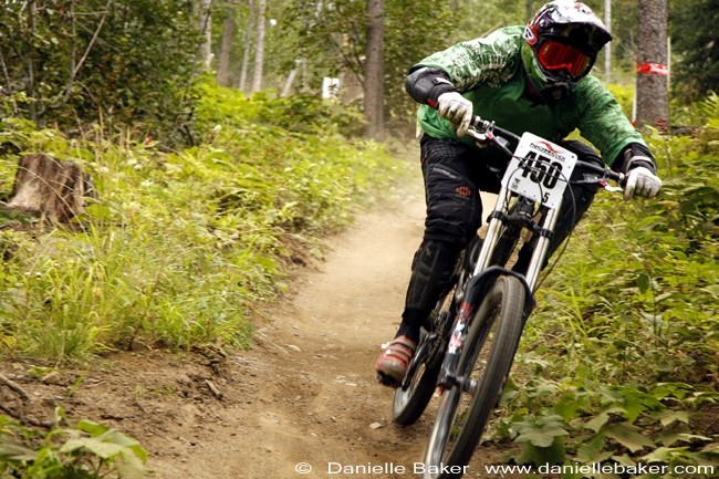 The author pre-MMR racing at Sun Peaks - photo by Danielle Baker