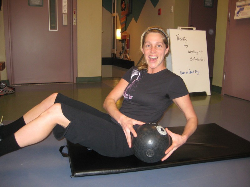 See, working out can be fun too!