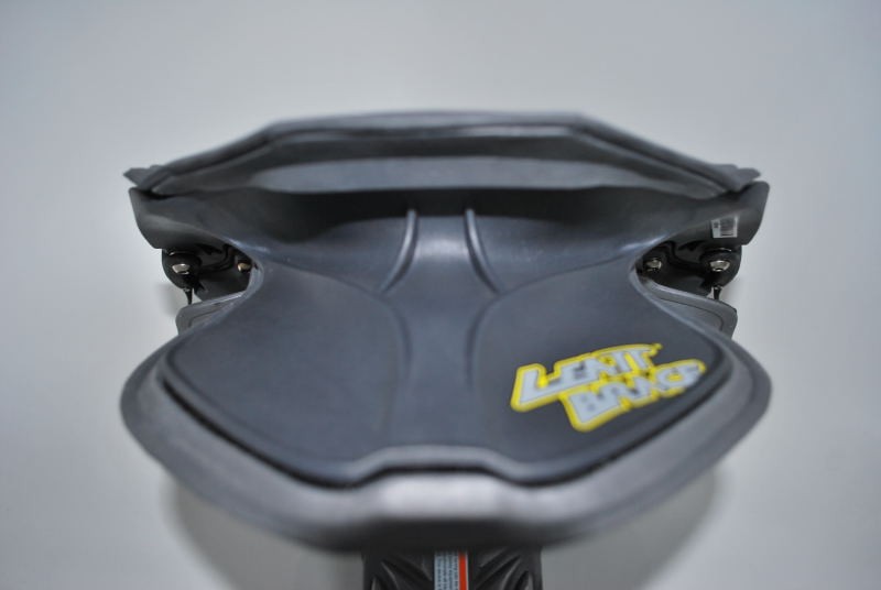 No adjustment at the front on the Adventure