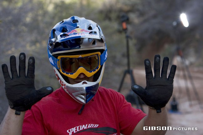 That's right filming has begun for NWD10! The Claw takes a break while filming a wall ride in Utah.