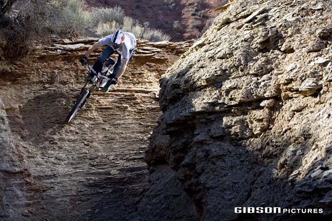 Cam testing out his new Geax tires down a canyon in Utah.