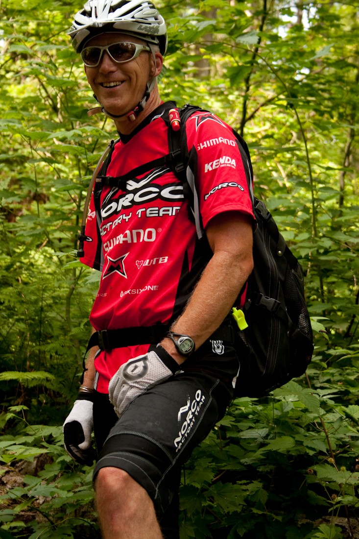 Pete Stace Smith posing for the lens