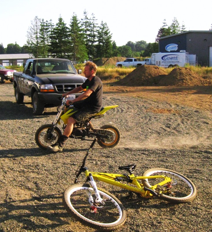 Pit bike action
