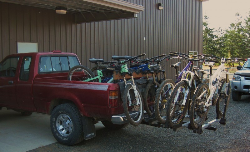 Loaded and heading out.