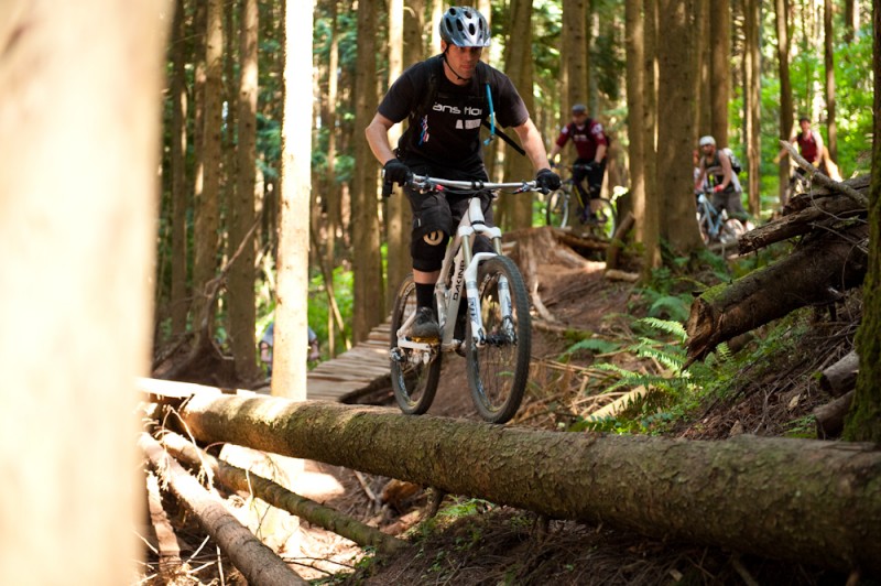 Cam getting his log on