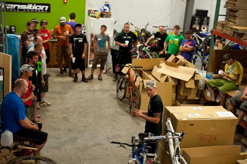 Gathering of employees and dealers
