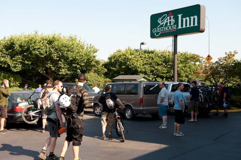 Leaving the Guest House Inn
