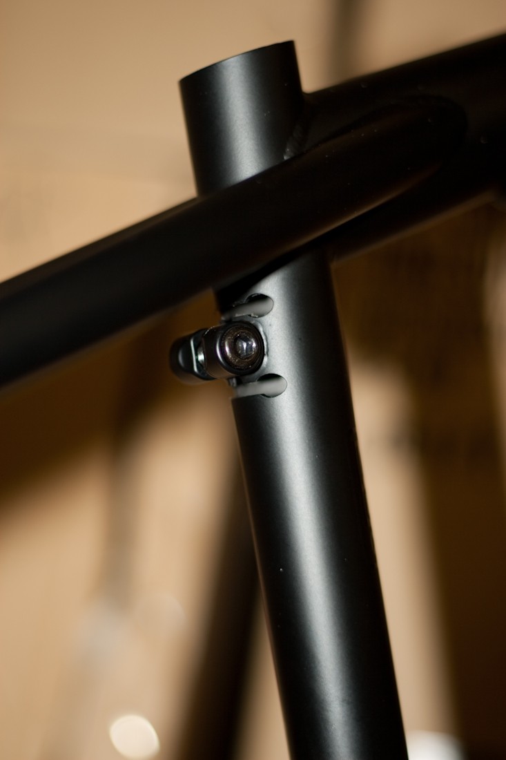 Custom seat post clamp