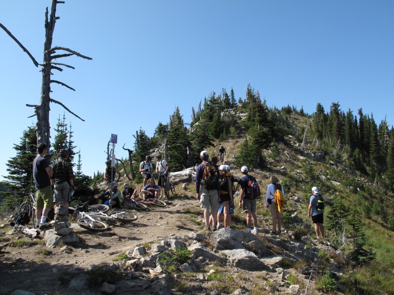 Pic by Ty, even the hikers liked watching us