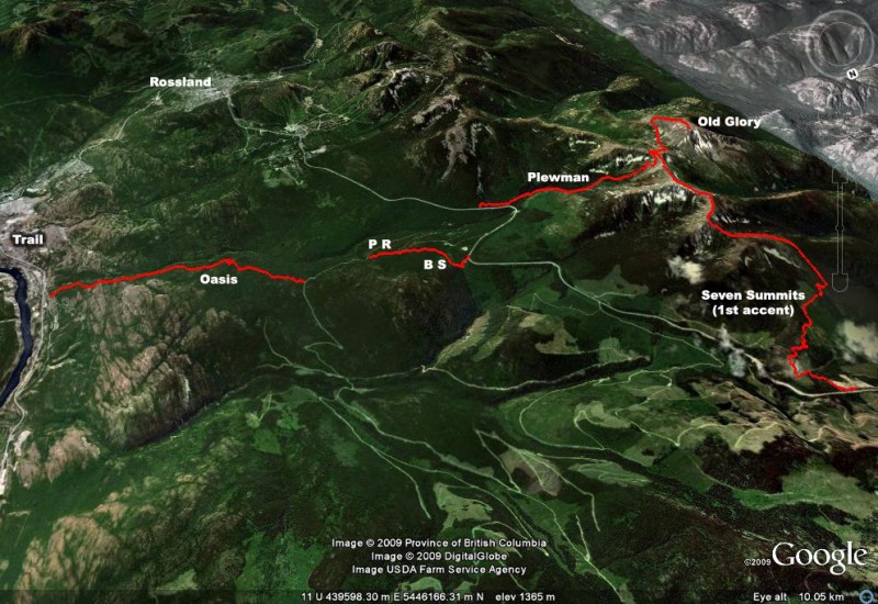 Pic by Pat of the Rossland rides