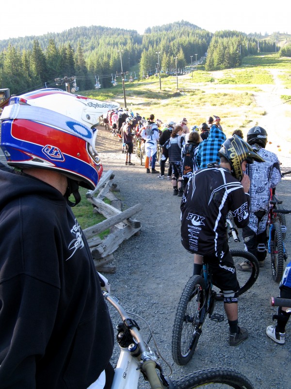 Sunday Morning lines were long........