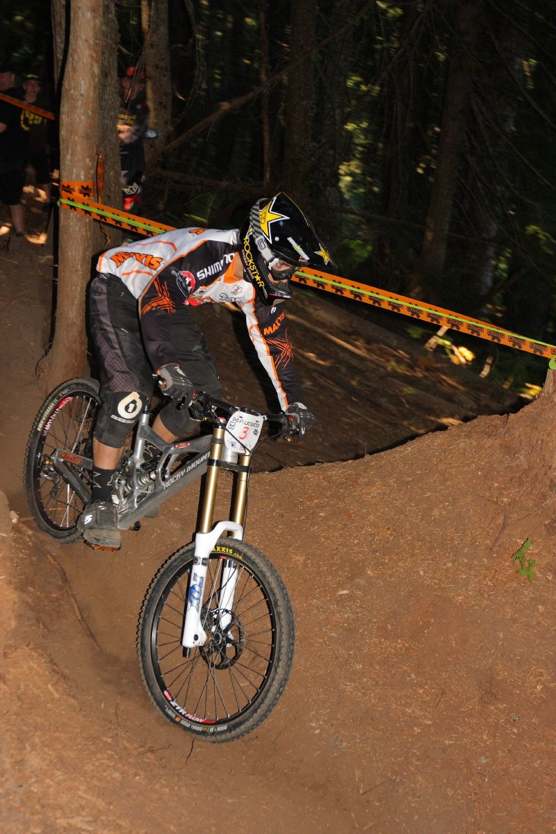 Maxxis/Rocky Mtn Pro Luke Strobel poised to win a FR Cup, will he?