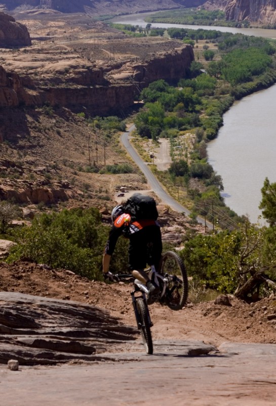 Pete getting rad near the end of 40kms