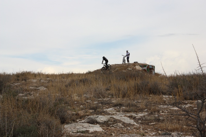 The starting point of the Downhill track is above an abandoned army bunker. We use the bunker, because it helps us get speed faster rather than starting from flat.