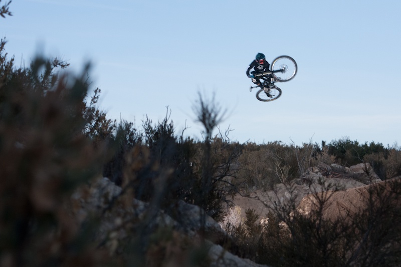 Tyler McCaul does one of the flattest tables of the day.