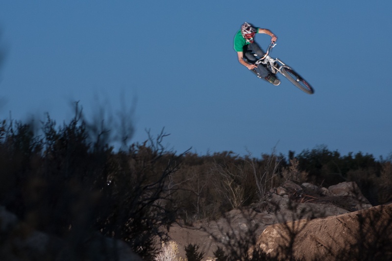 Cob was blasting every jump on the course as high as anyone else.