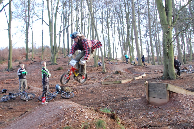 Matt clearing the second jump