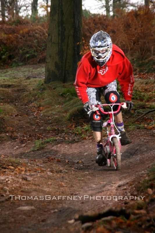 Lee getting his pedal on!