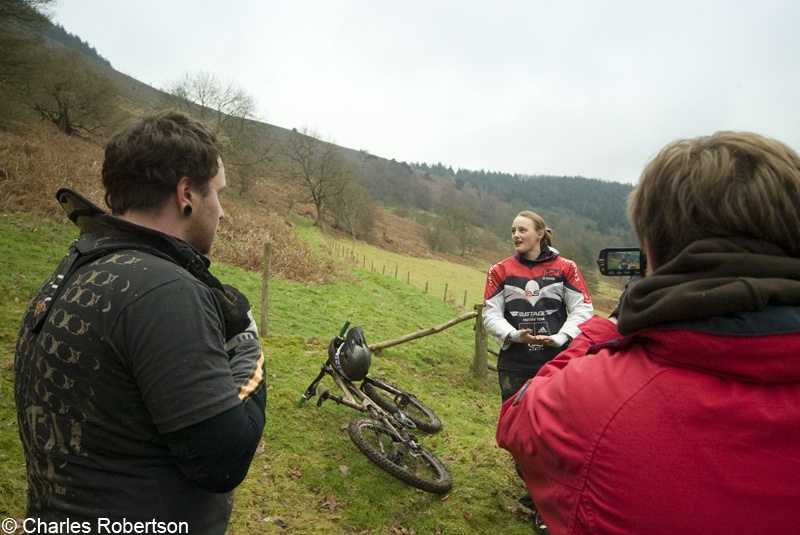 Interviews on a cold wet mountain - girl's dreams do come true..