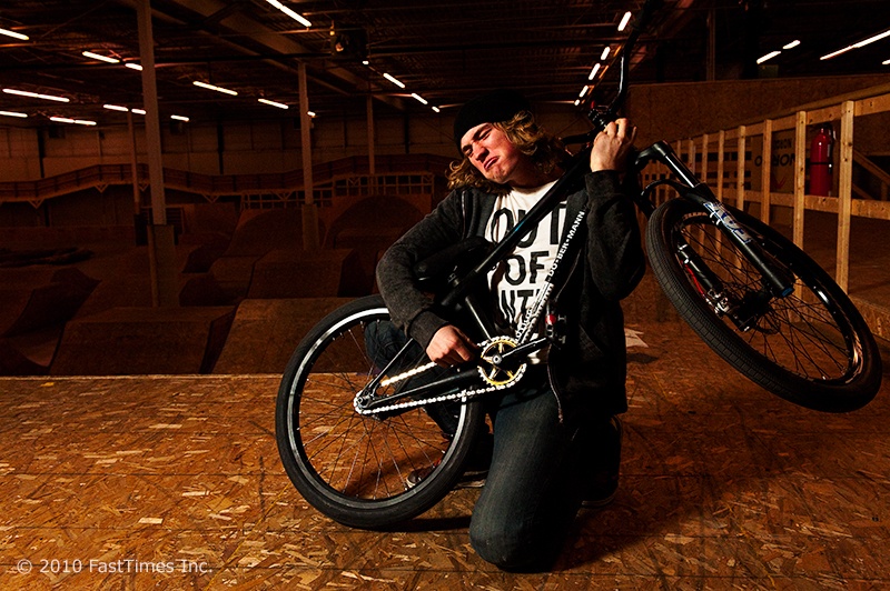 The man and the bike. - Marc Landry Photo