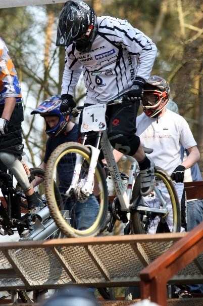 Oggy - famous for his impressive gate starts