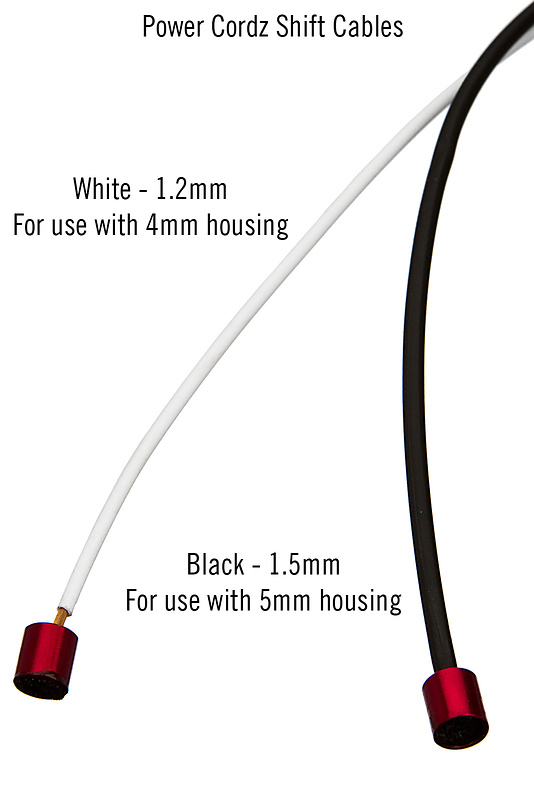 Powercordz in 1.2 and 1.5 mm sizes