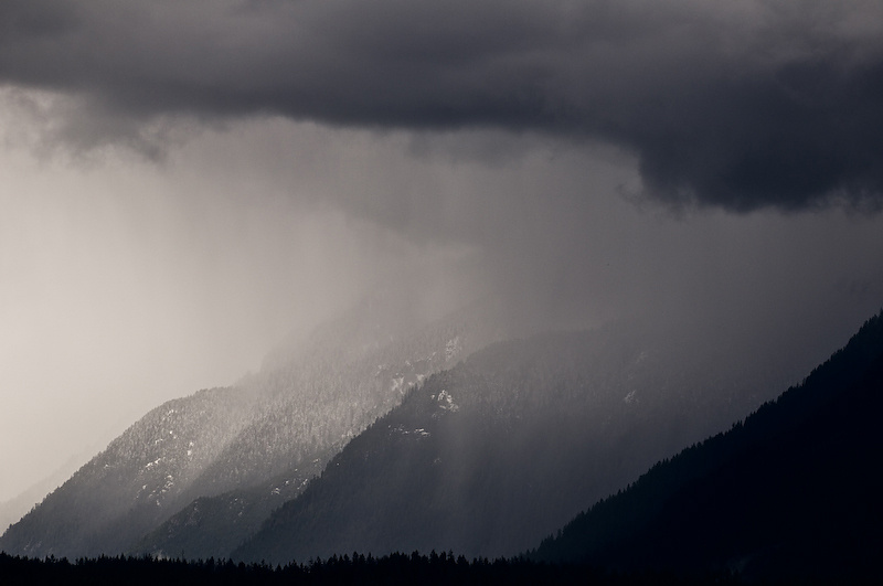 On any given day, there will be rain, sun, cloud, wind, snow, rain and more rain. Yawn, so predictable.