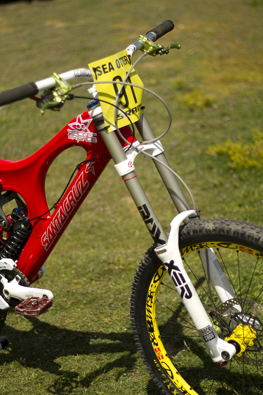 Cedric will be running RockShox suspension on all his machines