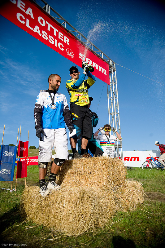 Men's podium