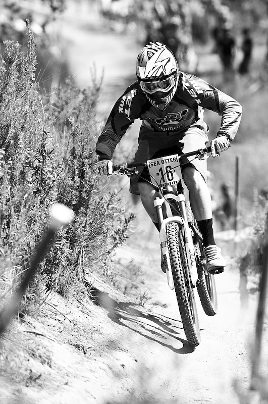 Aaron Gwin, second in DS and now second in DH. Nice work budday. The eyes say it all.