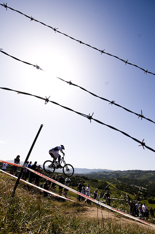 The barbwire booby traps were also set for anyone going off course.