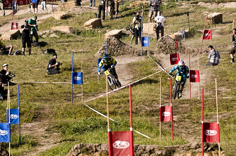 The winners, Mick Hannah and Aaron Gwin, battling for the #1 spot.