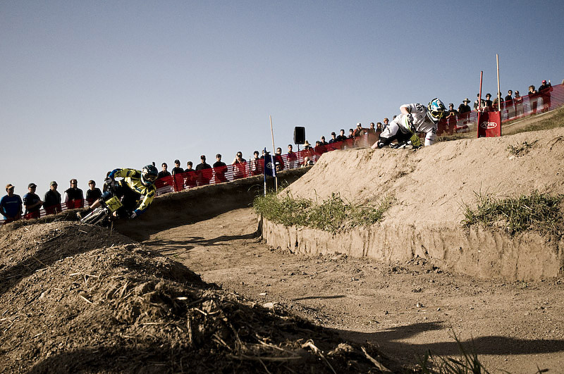 The berms.