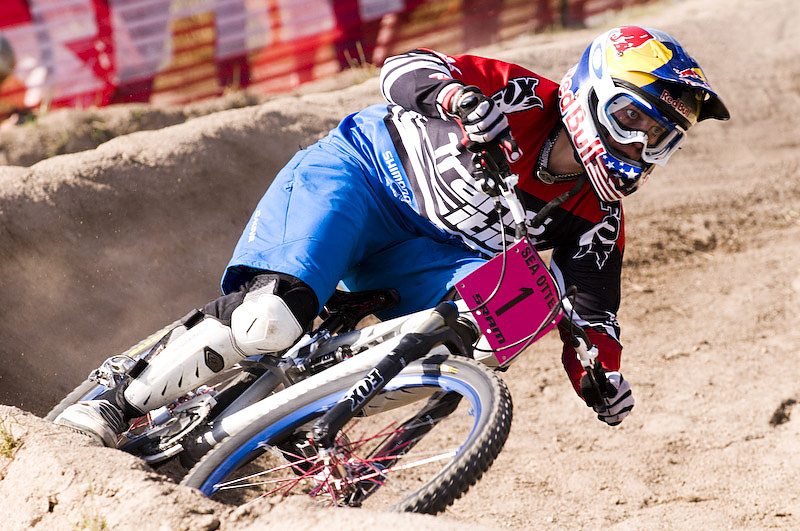 Jill Kintner, living up to her plate number.