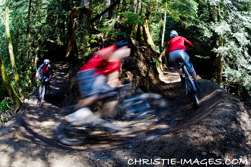 - The group on one of the 68 berms.  Picture by Chris Christie -