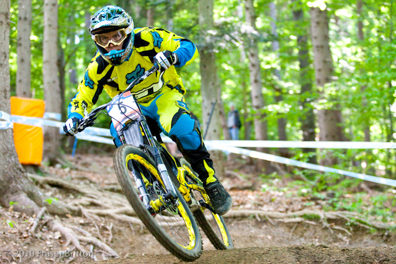 Mick Hannah races at Maribor in 2010