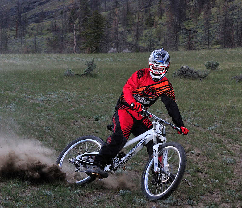 That's a wrap - Remi hamming it up for the camera after a day of filming in Kamloops. Be sure to check out the video below.
