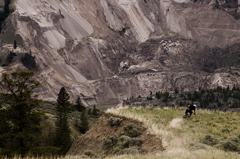 This little right hander was the lead in to the exposed ridge section that almost took Ross from our roster.