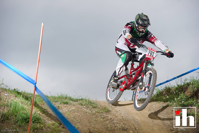 Brendan keeping the rubber down