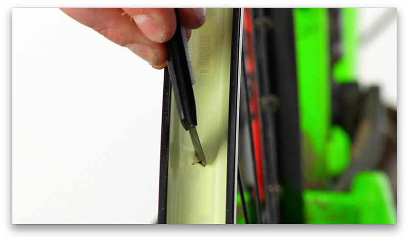 2:02 mark - Using a sharp knife, cut a small