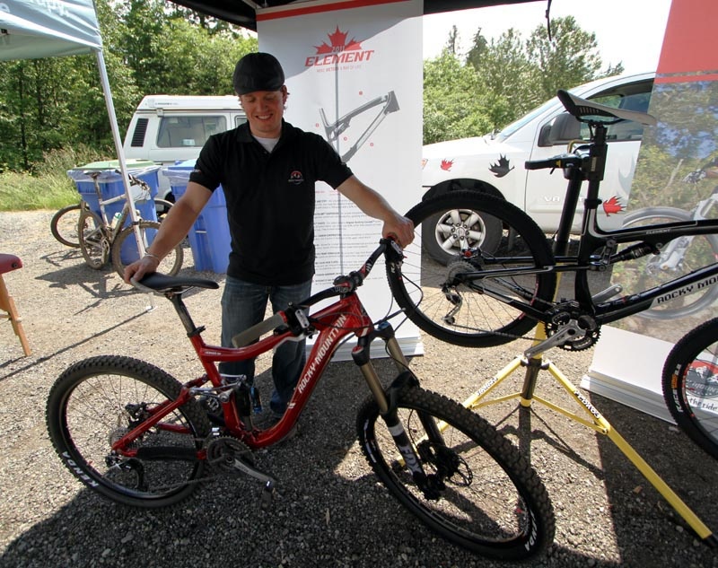 Rocky Mountain - showing off the new 2011 Element and Slayer