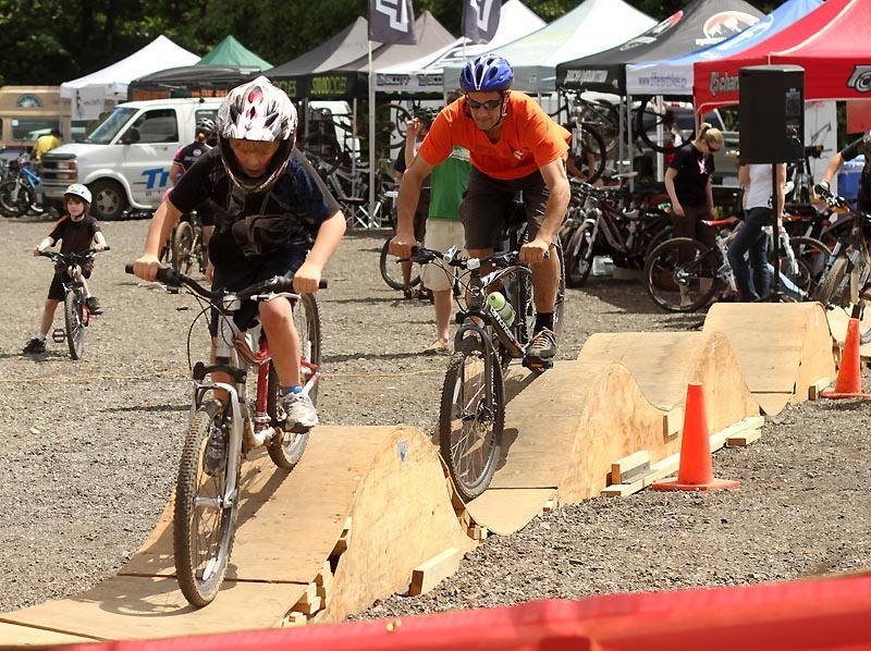 Don't get scared away; its an all-ages pump track