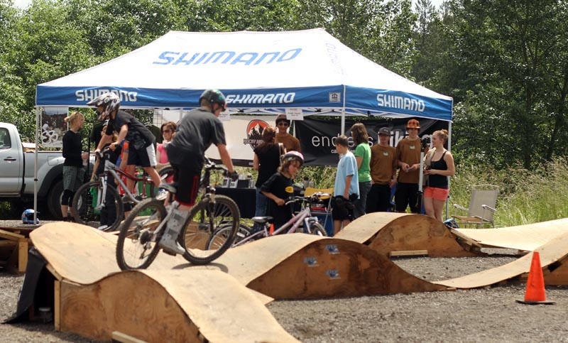 Pump track brought to you by the Endless Biking fun zone