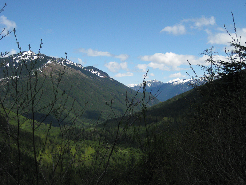 I had to get back out through these hills to the valley floor, way, way below.