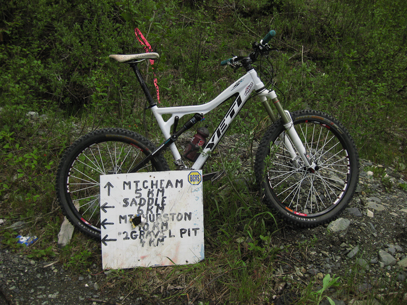 It needs a permanent sign post, but it's a great marker none the less.