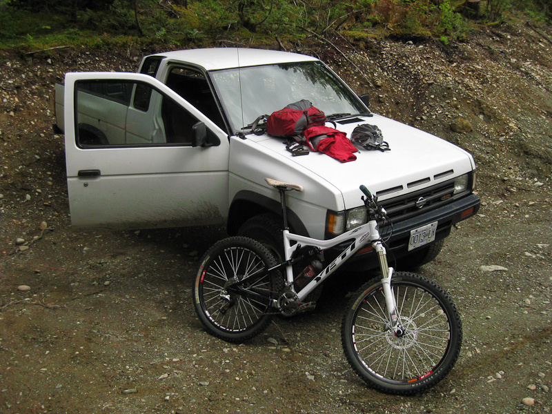 Clean bike, all ready for a big day.